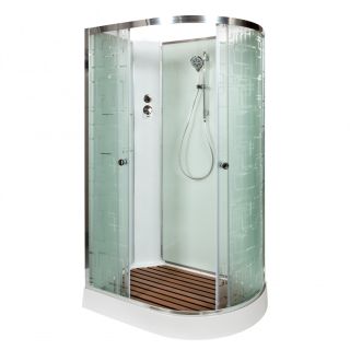 Душевая кабина Deto ЕМ1512 L N (без крыши) 120х80х208 см