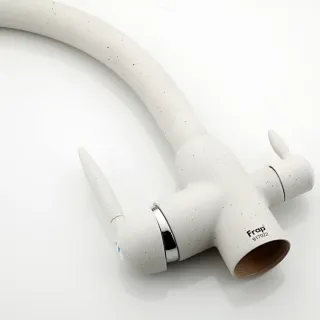 Смеситель для кухни Frap F4399-8 белый