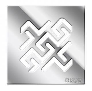 Душевой трап Berges Zentrum Antik 091365 15см хром глянец