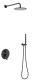 Душевой комплект Berges Nardis 2R чёрный матовый 071004