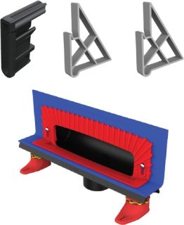 Душевой лоток Berges Wasserhaus Wall 1000 090057 с решеткой Матовый хром