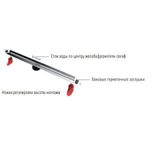 Душевой лоток Berges Wasserhaus Super Slim 091155 100 Хром глянец