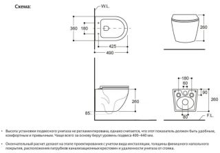 Подвесной унитаз Avimano Ambition 1000050 безободковый белый глянец