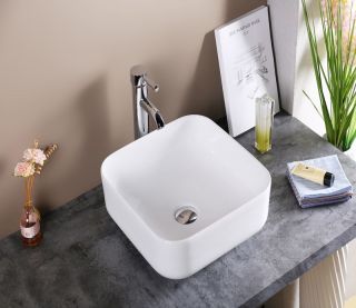 Раковина-чаша CeramaLux D1303 Белая 39 см