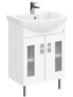 Напольная тумба под раковину Onika Кристалл 105555 55см белый