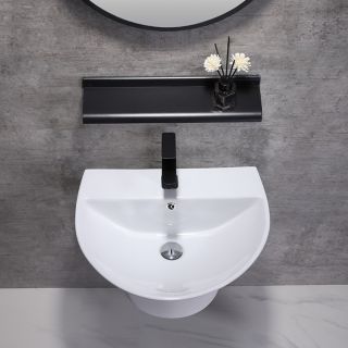 Раковина  CeramaLux NB165 белый 57 см