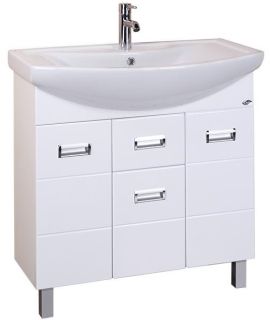 Напольная тумба под раковину Onika Балтика 108023 80см белый