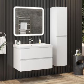 Подвесная тумба под раковину Onika Эвада 108058 80см белый