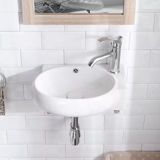 Раковина-чаша CeramaLux 9100L белая 43 см