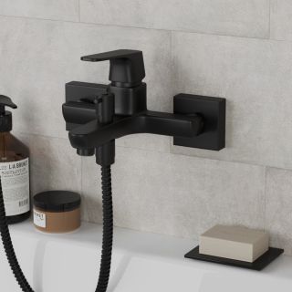 Смеситель для ванны Paini Bari RTYO111 чёрный