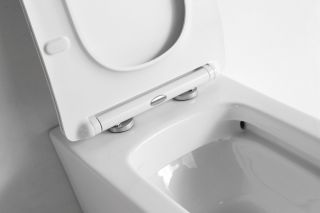 Унитаз CeramaLux NS-3170 пприставной с сиденьем Микролифт