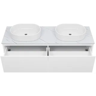 Подвесная тумба под раковину Misty Виста УТ000025083 150 см белый