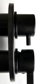 Встраиваемый смеситель для ванны Paini Brera 74PZ6911 чёрный матовый