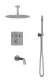 Душевой комплект Milleau Tissage TERMO 3SBIT/802-CR хром