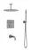 Душевой комплект Milleau Tissage TERMO 3SBIT/802Q-CR хром