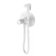 Гигиенический душ со смесителем Boheme Tech 157-MW белый матовый