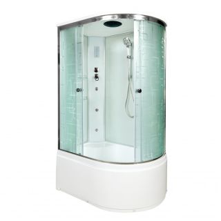 Душевая кабина Deto ЕМ4512 L с гм. и эл. 120х80х220 см