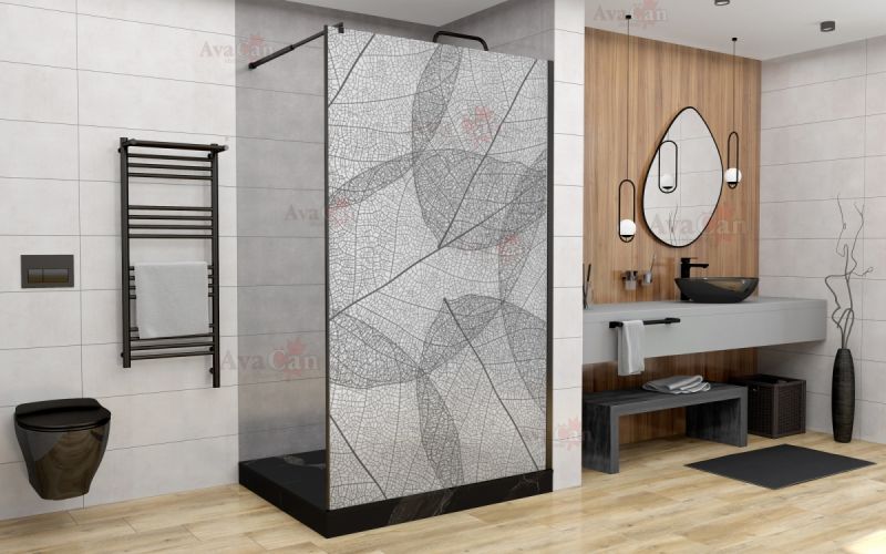 Душевая перегородка AvaCan MB120 MT чёрный