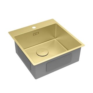 Кухонная мойка Lemark Janga 490 9938106 светлое золото
