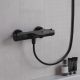 Смеситель для душа Paini Nove 09YO111TH с термостатом чёрный матовый