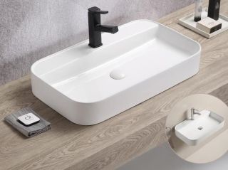 Раковина-чаша CeramaLux 78575 (78574-70) белая 70 см