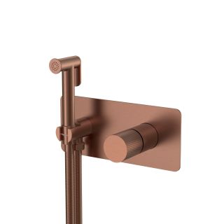 Гигиенический душ со смесителем Boheme Stick Touch 127-BRB.2 брашированная бронза