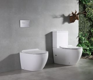 Унитаз CeramaLux NS-2176 с бачком и сиденьем Микролифт