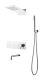 Душевой комплект Boheme Fusion 130-2-CR хром
