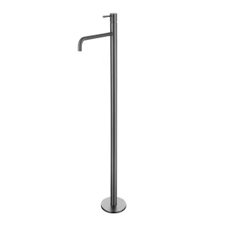 Напольный смеситель для раковины Boheme Uno 107-GM оружейная сталь