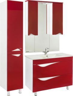 Пенал Bellezza Эйфория 35см левый красный 00000006592