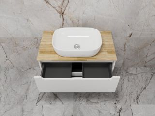 Тумба под раковину Style Line Бали 80 ЛС-00002339 белый софт