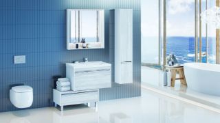 Тумба под раковину Акватон Капри 80см бетон пайн 1A230201KPDA0