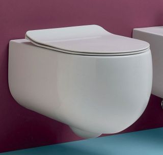 Сиденье для унитаза Kerasan Flo 3319101 с крышкой белый