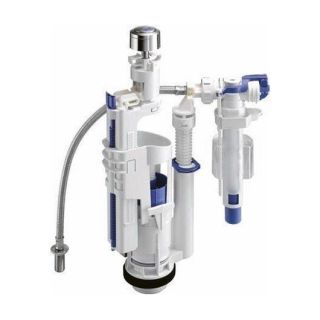 Механизм двойного слива Kerasan 751390 хром