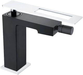 Смеситель для биде Boheme Q чёрный/хром 146-BCR