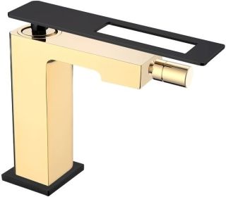 Смеситель для биде Boheme Q золото/чёрный 146-GB