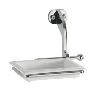 Мыльница с настенным держателем Kerasan Retro 740990 хром