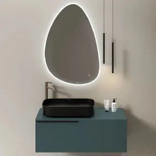 Раковина Kludi Resa S 58CW4039 60 см чёрный матовый