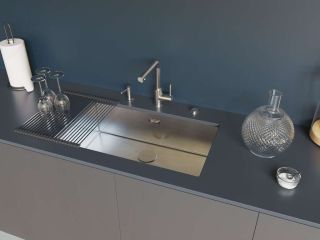 Смеситель для кухни Omoikiri Nakagawa 2 Plus-BN сталь