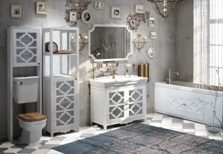 Пенал Corozo Манойр 50см белый SD-00000413