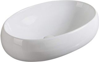 Раковина накладная SantiLine SL-1074 58см белый