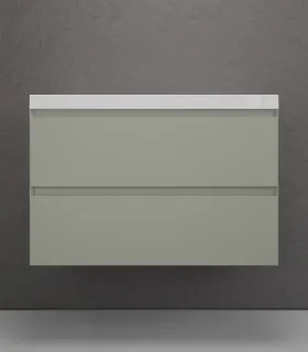 Тумба под раковину подвесная Style Line Манхэттен ЛС-00002361 80 см олива