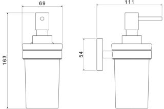 Дозатор  Aquatek Европа AQ4105CR хром
