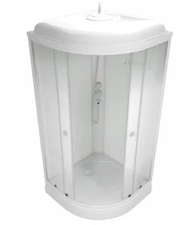 Душевая кабина Triton Лайт Щ0000061844 90x90 см профиль белый стекло с узором