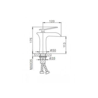 Смеситель для раковины Frap F1052-52 белый