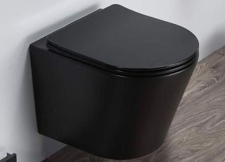 Унитаз CeramaLux B2330-1MB подвесной с сиденьем Микролифт