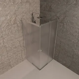 Душевой уголок Triton Вента-Хром-Вельвет Щ0000067979 90x90 см профиль хром стекло матовое