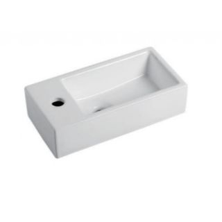 Подвесная раковина Gappo GT706R 40 см белый