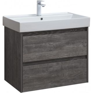 Тумба под раковину Aquanet Nova Lite 287890 75 см дуб серый