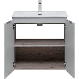 Тумба под раковину Aquanet Алвита New 303903 70 см серый